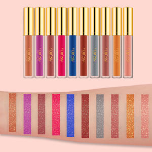 Liptint 10 Glitter liquido lucidalabbra diamante metallizzato brillante lucidalabbra glitterato a lunga durata <span class=keywords><strong>rossetto</strong></span> Glitter - Product Image 4