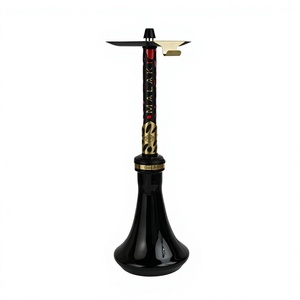 Cachimba de Lujo Rusa Malaki de Carbono y Oro, Edición Roja – Venta al por Mayor - Product Image 1