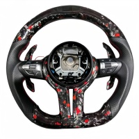 Volant sport en fibre de carbone M Sport pour l'intérieur sportif des BMW F05 F07 F10 F11 F12 F15 F20 F21 F22 F25 F26 F30 F31 F32 F35 E70 E90
