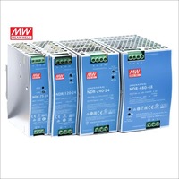 Alimentation électrique à découpage sur rail DIN Meanwell NDR XDR 75W-960W 12V 24V 36V 48V pour contrôle industriel