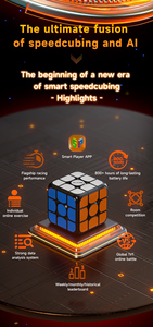 Các kết nối điện tử Bluetooth <span class=keywords><strong>CUBE</strong></span> Giải thưởng chiến thắng 3x3 tốc độ từ tính puzzle-app kích hoạt tương tác thông minh <span class=keywords><strong>CUBE</strong></span> QY ai <span class=keywords><strong>Cube</strong></span> - Product Image 4