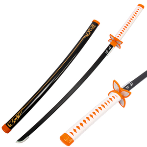 Épée d'anime, l'une des séries d'anime japonaises sur les démons, papillon <span class=keywords><strong>noir</strong></span>, jouets en bois, épée japonaise, cosplay - Product Image 1