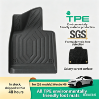 Tapis de sol de voiture en caoutchouc TPE sur mesure pour AITO M6 2026 - Facile à nettoyer, toutes saisons