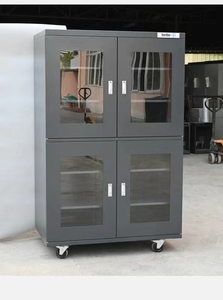 Armoire sèche antistatique en acier pour <span class=keywords><strong>atelier</strong></span> <span class=keywords><strong>industriel</strong></span> électronique SMT, meuble de laboratoire ESD anti-humidité pour stockage de PCB, 1436L, foncé - Product Image 2