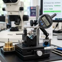 Componentes de Sistema de Administración de Stents Vasculares para Equipos Industriales Mecanizados por CNC de Latón para Torneado