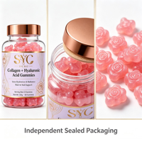 Gummies SYC BIO au Collagène et Acide Hyaluronique – Mélange de Qualité – 60 Gummies (120g) – Marque Privée OEM ODM – Prix Usine – Vente en Gros