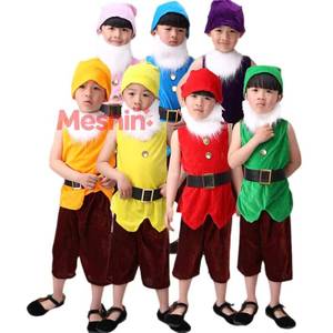 Disfraz Infantil de los Siete Enanitos para Actuaciones Escénicas, Cosplay de TV y Cine, Disfraz de Halloween para Niños - Product Image 1
