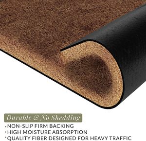 Felpudos <span class=keywords><strong>de</strong></span> <span class=keywords><strong>fibra</strong></span> <span class=keywords><strong>de</strong></span> <span class=keywords><strong>coco</strong></span> en blanco a granel lisos - Product Image 5