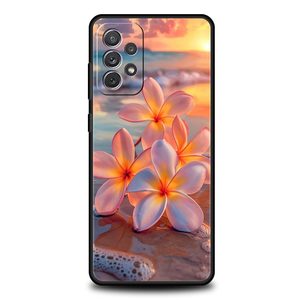Beauté Fleurs Feuilles étui pour samsung A51 A71 A21S A12 A11 A15 A25 A31 A41 A52 A32 A23 <span class=keywords><strong>A33</strong></span> A53 A73 A03S A05S A13 <span class=keywords><strong>5G</strong></span> A72 Couverture - Product Image 2