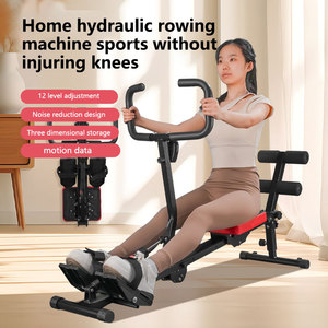 Mejores <span class=keywords><strong>ofertas</strong></span> gimnasio <span class=keywords><strong>remo</strong></span> cardio entrenamiento uso doméstico hidráulico interior Unisex Fitness remero máquina - Product Image 3