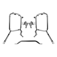 Supports latéraux CB400X et coffres arrière de moto en alliage d'aluminium de 38 L de qualité supérieure