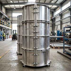 Panneau de coffrage en béton de précision en alliage d'aluminium léger haute résistance, personnalisable, taille réglable, rapide, <span class=keywords><strong>pour</strong></span> réutilisation en usine - Product Image 5