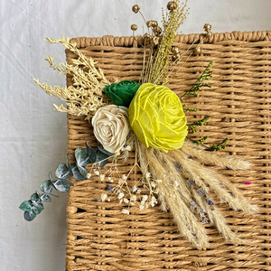 Cesta de Regalo de Jacinto de Agua, Cesta de Flores en Forma de Sobre, Cesta de Almacenamiento Decorativa Ecológica para Fiestas - Product Image 1