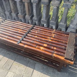Bamboo Patio Bench 1560*450*460 Durable Rustic Design For Outdoor Use Custom Made - Product Image 4