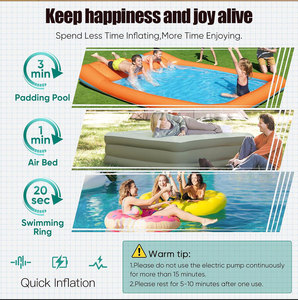 Pompe à air électrique portable pour <span class=keywords><strong>paddle</strong></span> board, pompe SUP pour <span class=keywords><strong>paddle</strong></span> board, <span class=keywords><strong>compresseur</strong></span> d'air 20 PSI <span class=keywords><strong>avec</strong></span> fonction de dégonflage pour kayaks et bateaux gonflables - Product Image 2