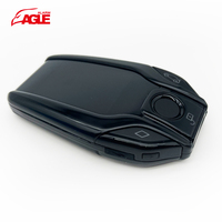 Système d'alarme de voiture universel à clé intelligente bidirectionnelle avec écran LCD intelligent, cadre de véhicule DC 12V