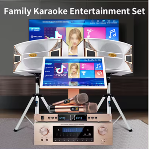 Ensemble de karaoké professionnel QTV Good White Amplifier Speaker Home <span class=keywords><strong>Theatre</strong></span> Smart Karaoke Set, machine de karaoké professionnelle, commande - Product Image 6