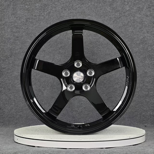 Jantes forgées monobloc noires à <span class=keywords><strong>5</strong></span> branches 5x114.3 5x112 5x120 pour voitures particulières Nissan Infiniti BMW Audi Tesla et pneus - Product Image 3