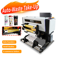 Imprimante DTF UV A2 directe usine pour transfert de feuille d'or, étiquettes en cristal, imprimante à feuille d'or, garantie 1 an, fabrication OEM ODM