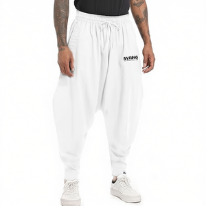 Men's <b>Harem</b> Pants Loose Fit Elastic Waist Drawstring Aladdin Style Hippie <b>Trousers</b> Comfortable Stylish Bohemian Casual Wear - Product Image 1