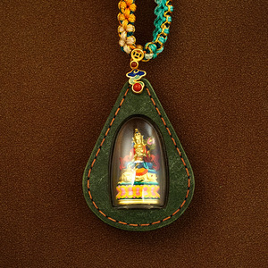 新しい無形文化遺産 手描き3D静物画 レザー タサパティナ ガウボックス タンカ ザキシ ラモ 民族風 - Product Image 5