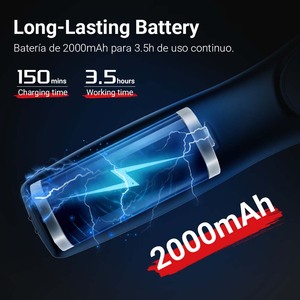 LILIPRO 이글엠 전문가용 저소음 5단계 속도 무선 애견/애묘 미용기 LCD 디스플레이 - Product Image 3