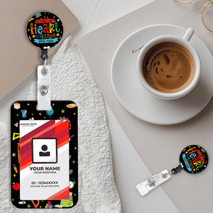 Factory direct stock of Heakt Teacher's Day <b>books</b>, rainbow rulers, UV printed bus cards, meal cards, and telescopic neck straps. - Product Image 4