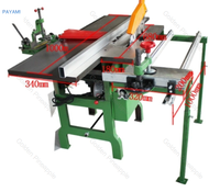 Machine à bois multifonctionnelle 260 mm avec scie, dégauchisseuse, raboteuse, perceuse et mortaiseuse pour diverses tâches de menuiserie