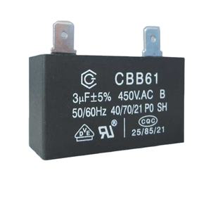 Condensador para <span class=keywords><strong>Ventilador</strong></span> <span class=keywords><strong>de</strong></span> <span class=keywords><strong>Techo</strong></span> Shunde CG-Elec 0.1uf ~15uf 250VAC 400VAC 450VAC 3 Cables cbb61 <span class=keywords><strong>Precio</strong></span> - Product Image 4