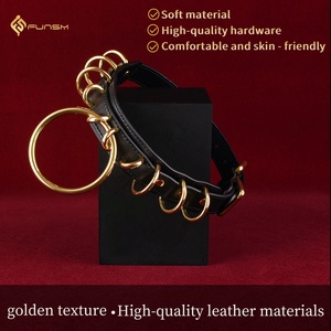 Collar de Cuero FUNSM para BDSM, Kit de Restricción y Bondage, Collar Sexy para Juegos SM, Juguetes Sexuales Fetichistas para Parejas - Product Image 5