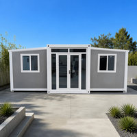 Maison préfabriquée moderne de 10 pieds, deux chambres, cuisine, salle de bain, villa portable, maison conteneur extensible