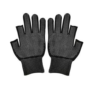 ถุงมือ Ztc031ไนลอนสีดำสองนิ้วป้องกันแสงแดดสำหรับยิมขี่จักรยาน unisex - Product Image 4