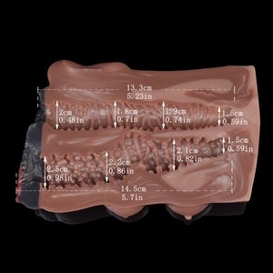 New Style Fantasy Cow Design Male <b>Masturbator</b> with Realistic Texture Soft Silicone Sleeve for Men Pleasure - Product Image 6
