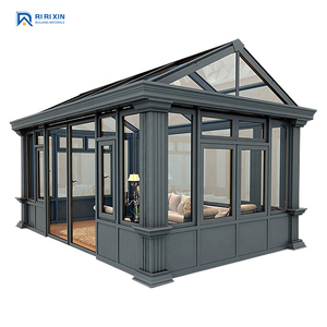 Serre de jardin <span class=keywords><strong>en</strong></span> aluminium de haute qualité, série Arc Sun Room, isolée, grande taille - Product Image 1
