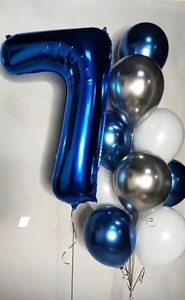 Palloncino in Foil Blu Notte da 40 Pollici per Feste di Compleanno dei Ragazzi, Competizioni, Matrimoni, Anniversari e Decorazioni per Celebrazioni - Product Image 5