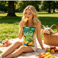 Sacs d'emballage pour chips de pommes de terre personnalisés en gros, qualité alimentaire, anti-humidité, MOPP/VMPET/CPP, sacs à scellage arrière, sacs gonflables thermoscellables