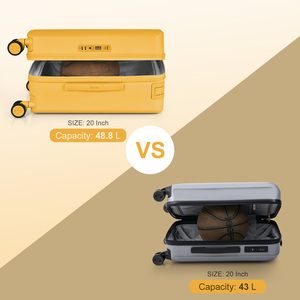 Nuova Valigia da Viaggio Rigida con Logo Personalizzato, Trolley Ampio in PC, Stile Semplice, Leggera, Portatile con Caratteristiche Speciali - Product Image 5