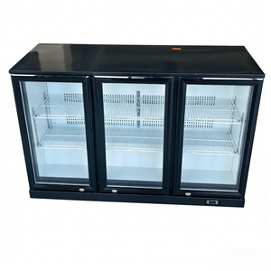 <span class=keywords><strong>Réfrigérateur</strong></span> commercial <span class=keywords><strong>encastrable</strong></span> pour bar à bière et boissons, vitrine réfrigérée, refroidissement par air, sur table, trois portes, en acier inoxydable - Product Image 3