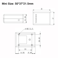 Modul Pemindai Barcode 1D CCD Mini Fixed Mount Antarmuka USB Tersedia untuk Penggunaan di Supermarket