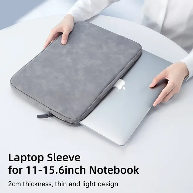 Laptop Sleeve for MacBook HP ASUS DELL XIAOMI 11-15.6 Inch Ultrabook Notebook Bag Case Shockproof Water-Resistant Lightweight