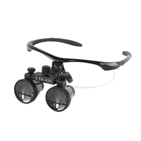Dental Loupe 2.5X/3.5X Magnification Dental Magnifying Glass Adjustable Binocular Head-mounted Magnifier