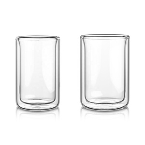 <span class=keywords><strong>Bicchieri</strong></span> in <span class=keywords><strong>Vetro</strong></span> Trasparente per Cocktail, Tumbler a Doppia Parete per Espresso e Caffè - Product Image 6