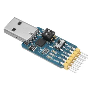 QZ stock wholesales USB to TTL 485 232 3.3V/5V Six-in-one multi-function serial port CP2102 module