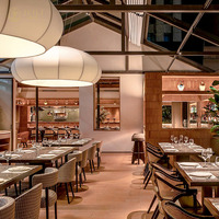 Mobilier de restaurant japonais moderne de haute qualité, stand de banquet, ensemble table et chaises pour café, projet à guichet unique