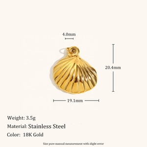 Ciondolo collana Dingran gioielli impermeabili personalizzati in acciaio inossidabile e ciondoli accessori fai da te - Product Image 5