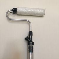 Rouleau de peinture intelligent DIY avec rangement pour pailles, capacité de 22 oz, ensemble d'outils de peinture automatique pour décoration intérieure