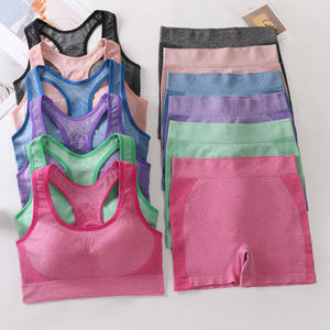 Ensembles <span class=keywords><strong>de</strong></span> yoga WOJIEER, vêtements <span class=keywords><strong>de</strong></span> sport pour femmes, ensembles <span class=keywords><strong>de</strong></span> yoga pour la salle <span class=keywords><strong>de</strong></span> sport, shorts <span class=keywords><strong>de</strong></span> fitness, soutiens-gorge <span class=keywords><strong>de</strong></span> sport, vêtements <span class=keywords><strong>de</strong></span> yoga sans couture pour femmes - Product Image 2