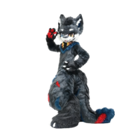 Costume de dessin animé personnalisé en fourrure, Fursuit animalier pour séances photo et vidéo professionnelles