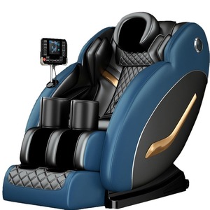 Massage <b>Chair</b> Q1 Blue Railless <b>Zero</b> <b>Gravity</b> Full Body Roller Foot Massage Plug In Home Commercial Use - Product Image 5