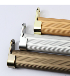 Zinc Alloy Oval Hanging Rods Wardrobe Storage Wall Mount Detachable Design Flange Seats Household Furniture Hardware GQK L0952 - Product Image 5